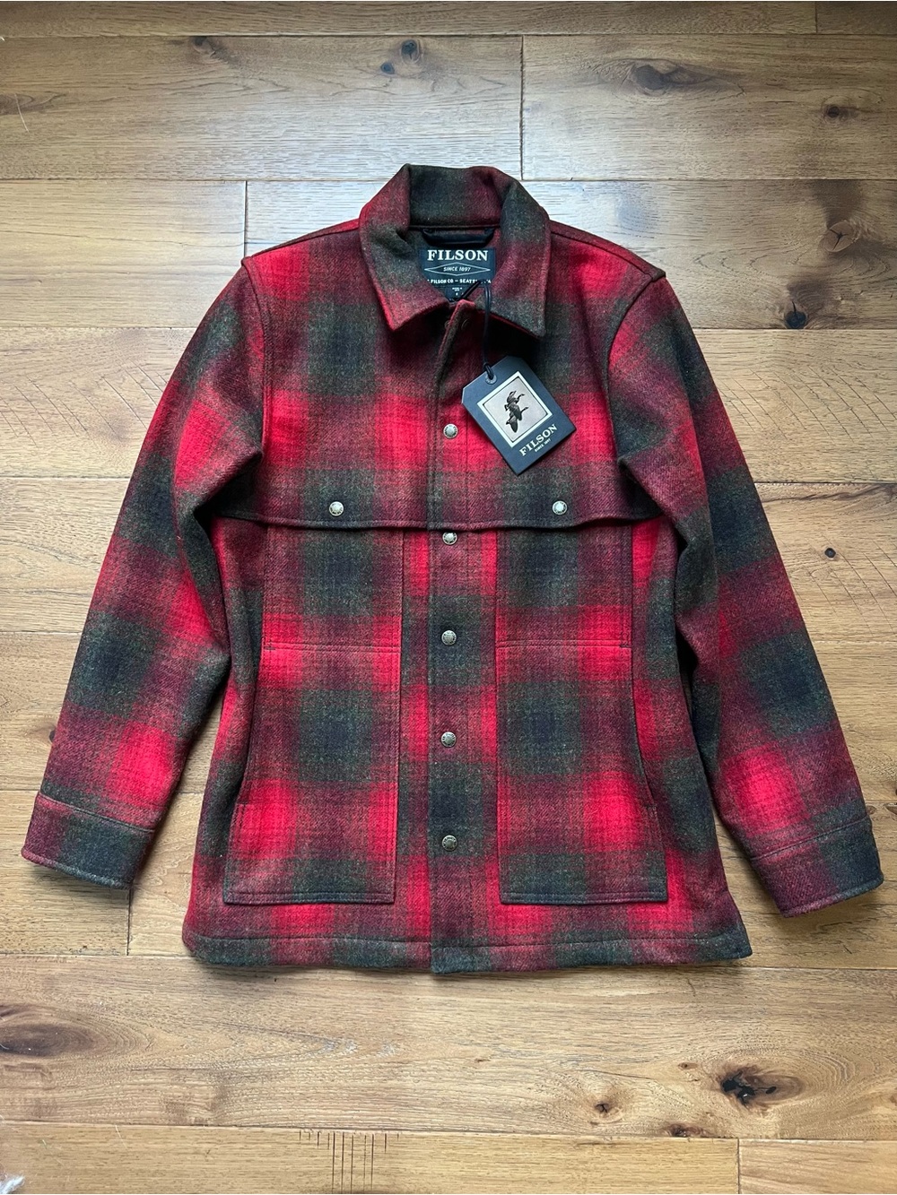 Filson Mackinaw Wool Men’s Limited Edition Cape Coat Tagged Small Fits Medium